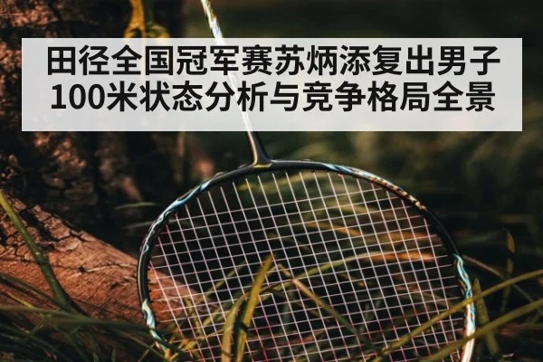 田径全国冠军赛苏炳添复出男子100米状态分析与竞争格局全景